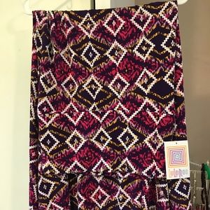 LuLaRoe pink purple Maxi skirt